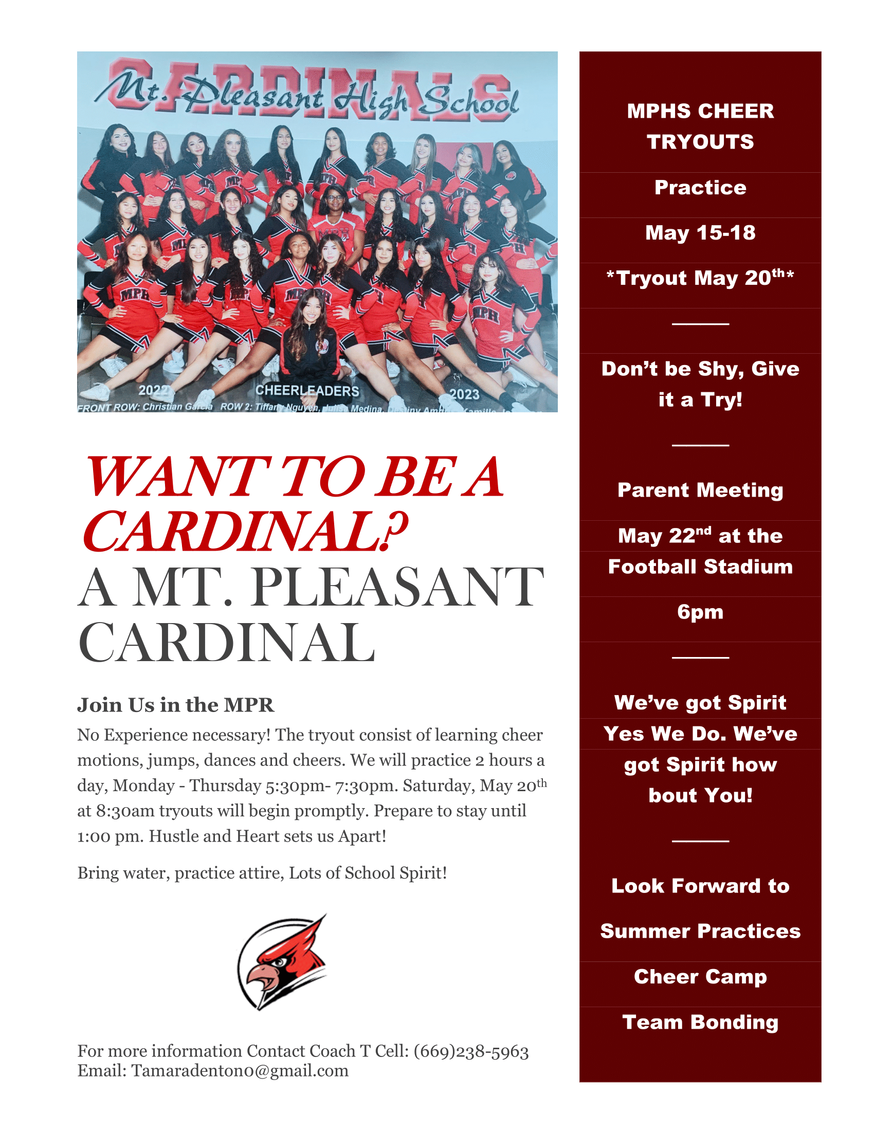 ESUHSD - Mt. Pleasant High School - Cardinal Gear (Store)